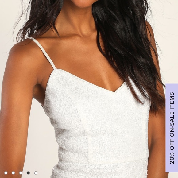 Sequin Faux-Wrap Bodycon Maxi Dress - Picture 5 of 5